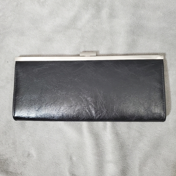 Style & Co Vegan Clutch Black - Picture 6 of 11
